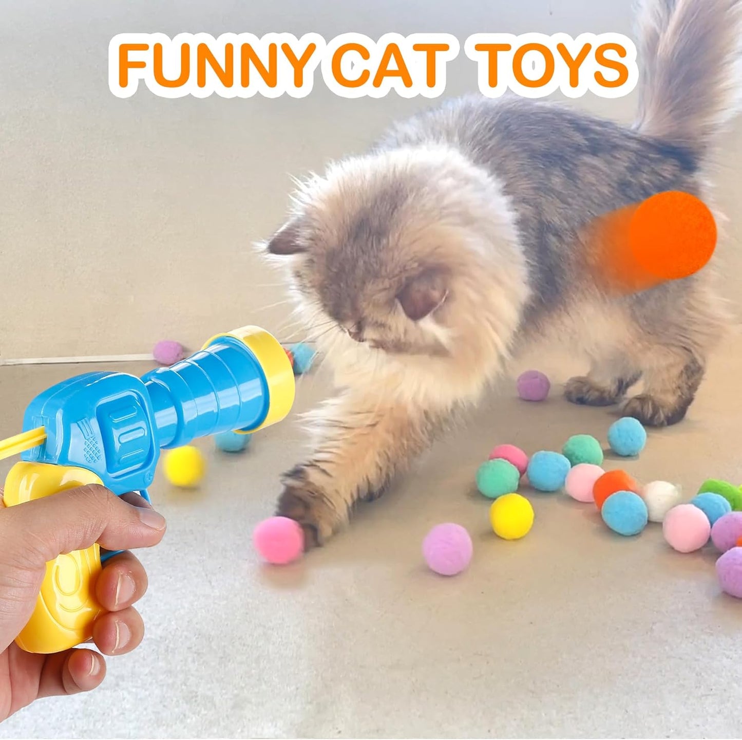 Lanzador de Pelotas para Gatos Divertido