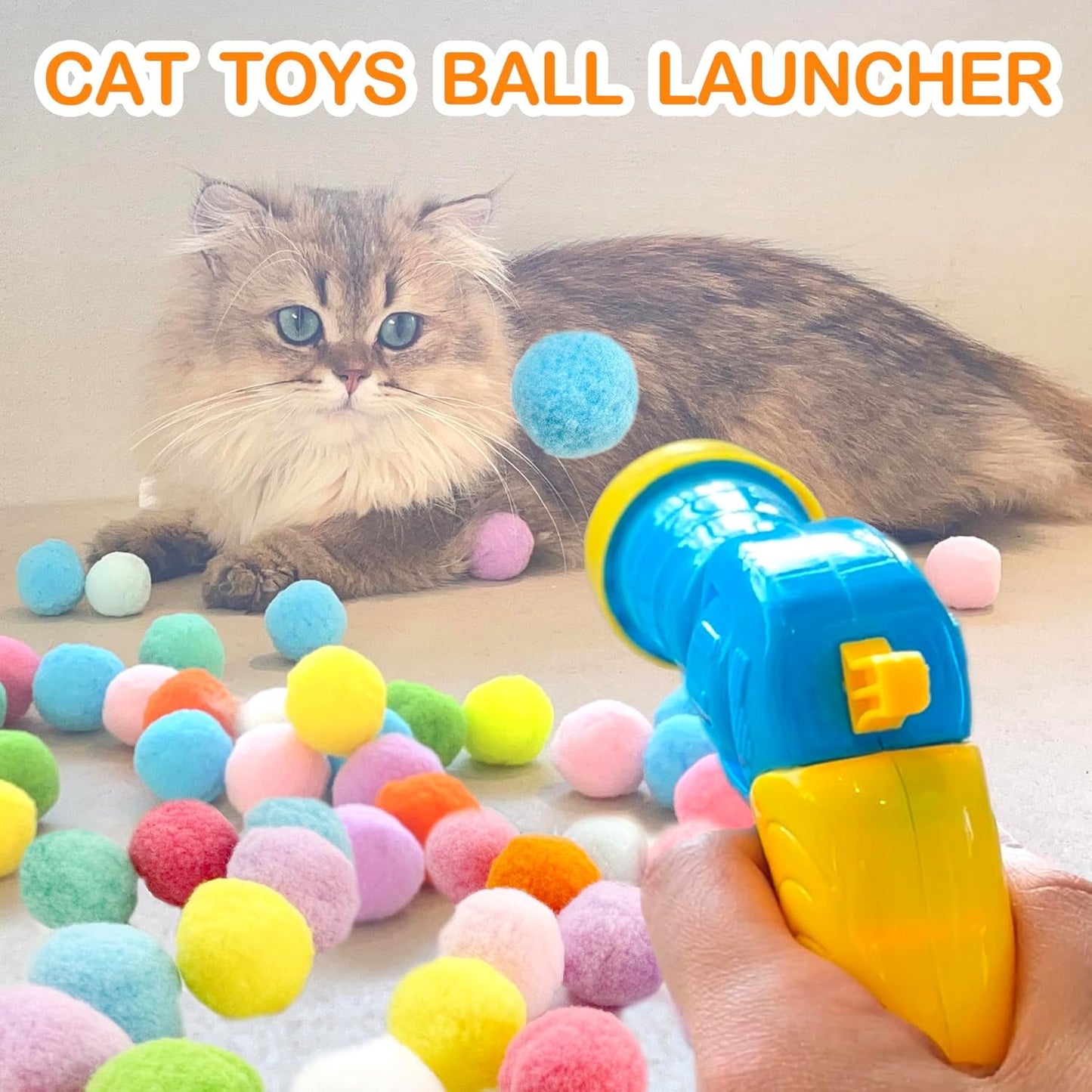 Lanzador de Pelotas para Gatos Divertido